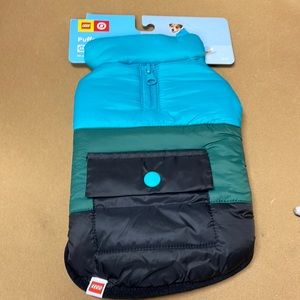 Lego puffer jacket for cats or dog up to 10 pounds